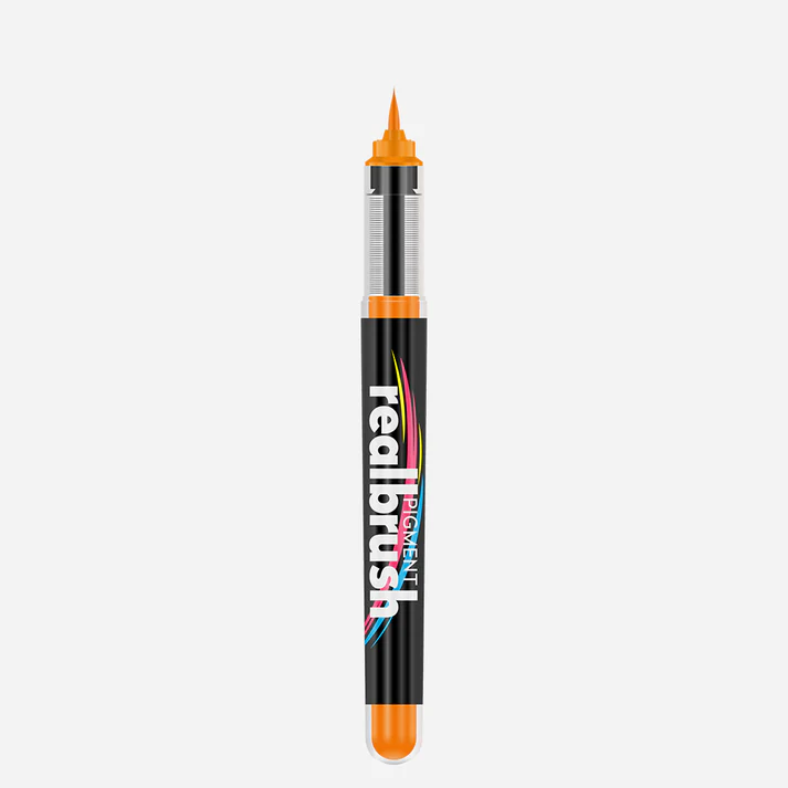 Realbrush Pigment Marker Bright Orange