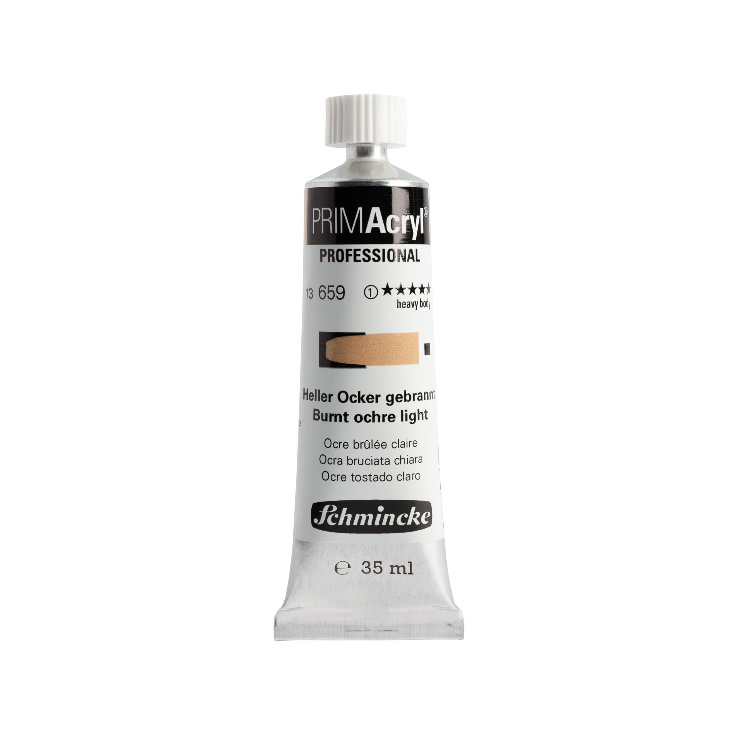 Schmincke Primacryl Artist Akrilik Boya 659 Burnt Ochre Light 35 ml