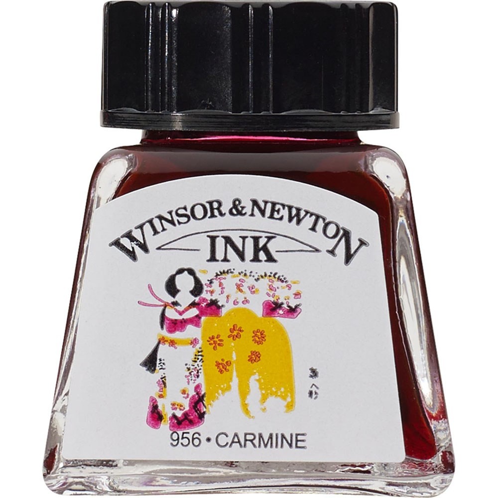 Winsor & Newton Çizim Mürekkebi 14ml Carmine