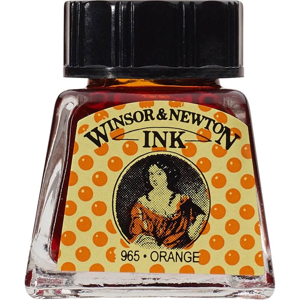 Winsor & Newton Çizim Mürekkebi 14ml Orange