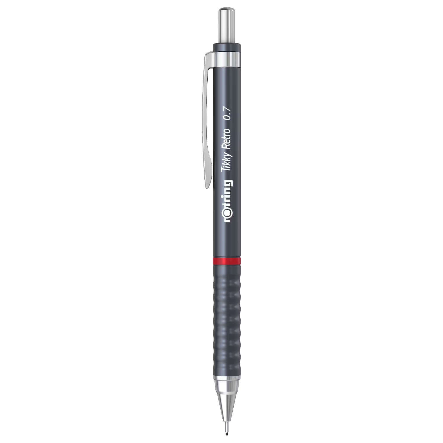 Rotring Tikky Retro Versatil Kalem Metalik Gri 0.7 mm