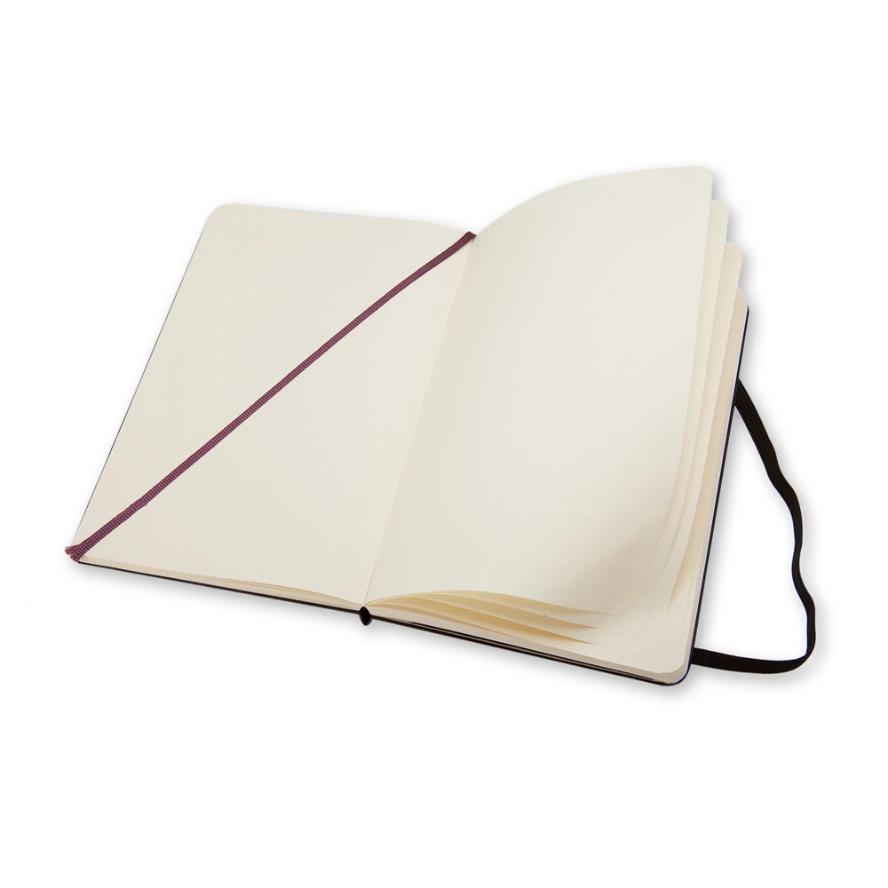 Moleskine Classic Sert Kapak Çizgisiz Defter 13x21 240 Sayfa Black