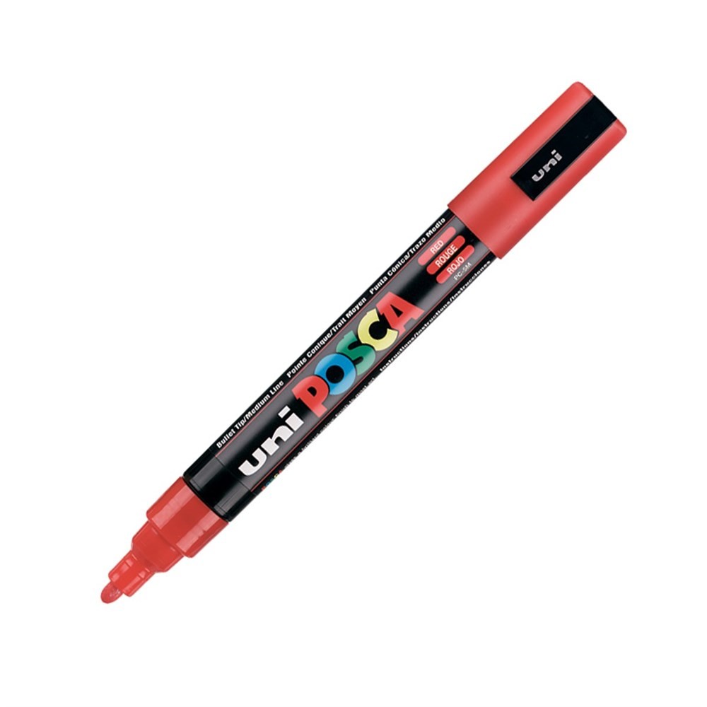 Uni Posca Pc-5M Boyama Markörü 1.8-2.5 mm Kırmızı