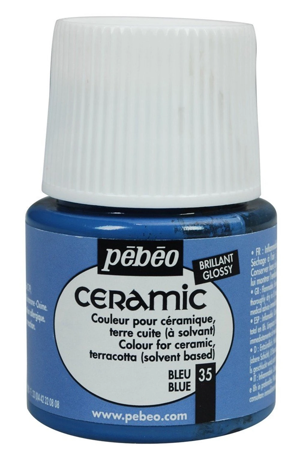 Pebeo Seramik Boyası 45 ml Blue