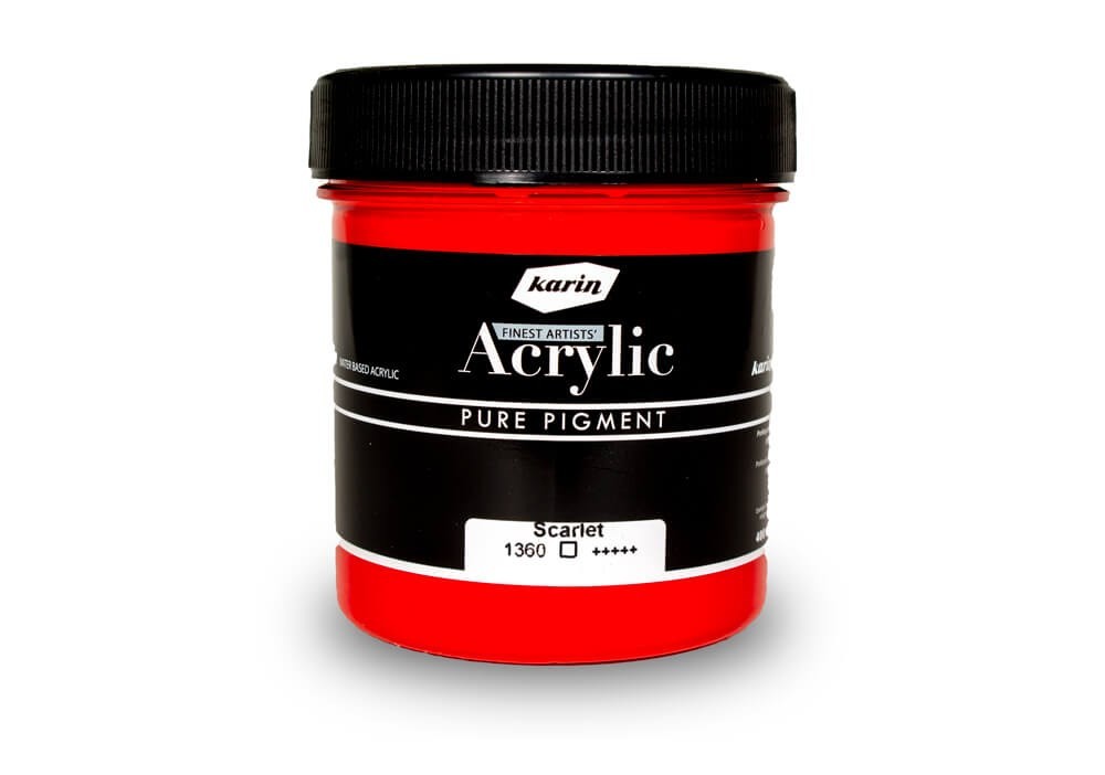 Karin Artist Akrilik Boya 400 Ml 1360 Scarlet