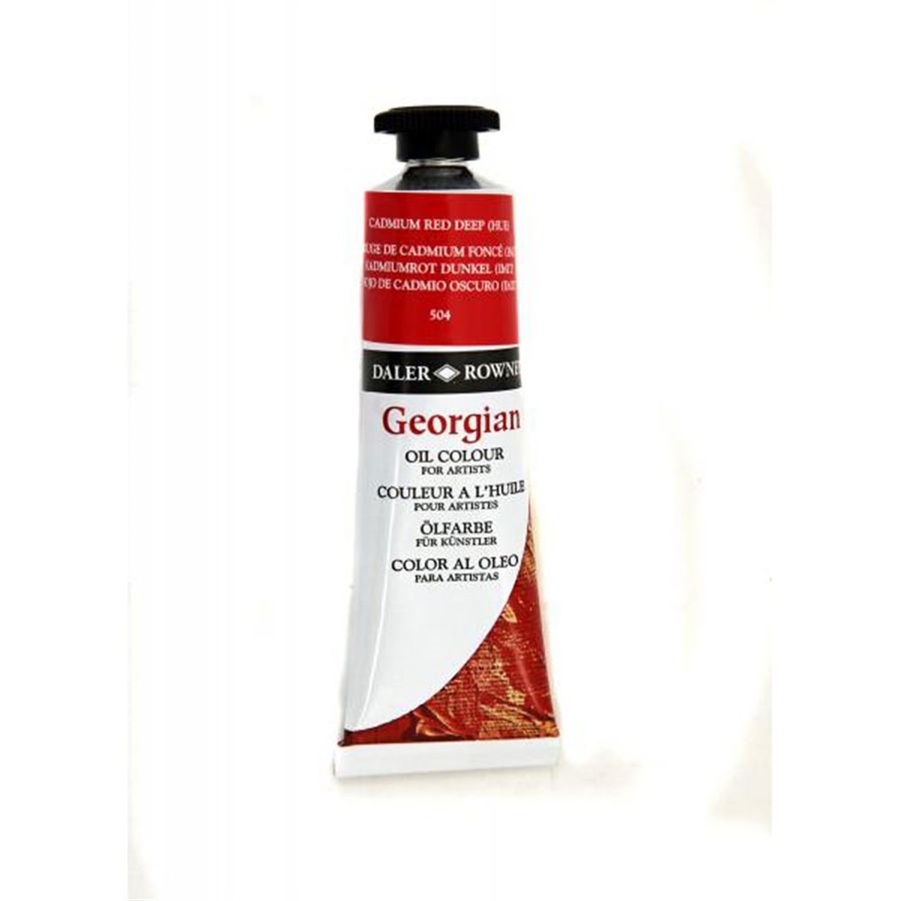 Daler Rowney Georgian Yağlı Boya 38 ml 504 Cadmium Red Deep Hue