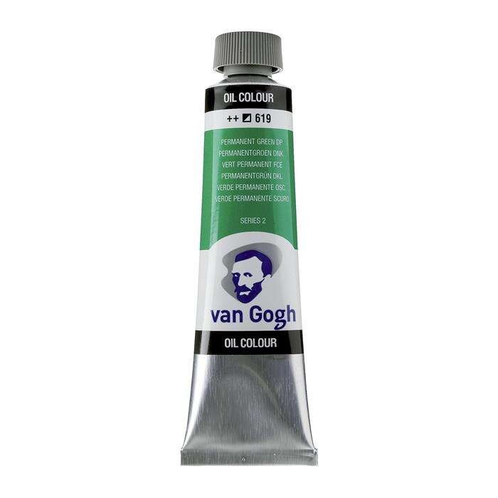 Talens Van Gogh Yağlı Boya 40 ml 619 Permanent Green Deep