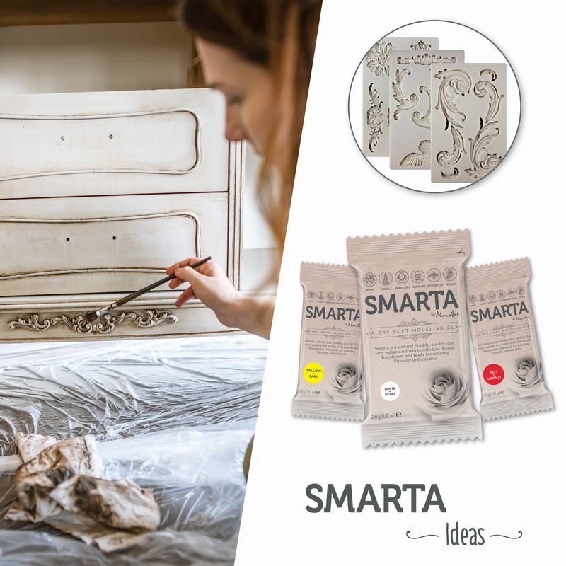 Smarta Havayla Kuruyan Model Hamuru 100gr Mor