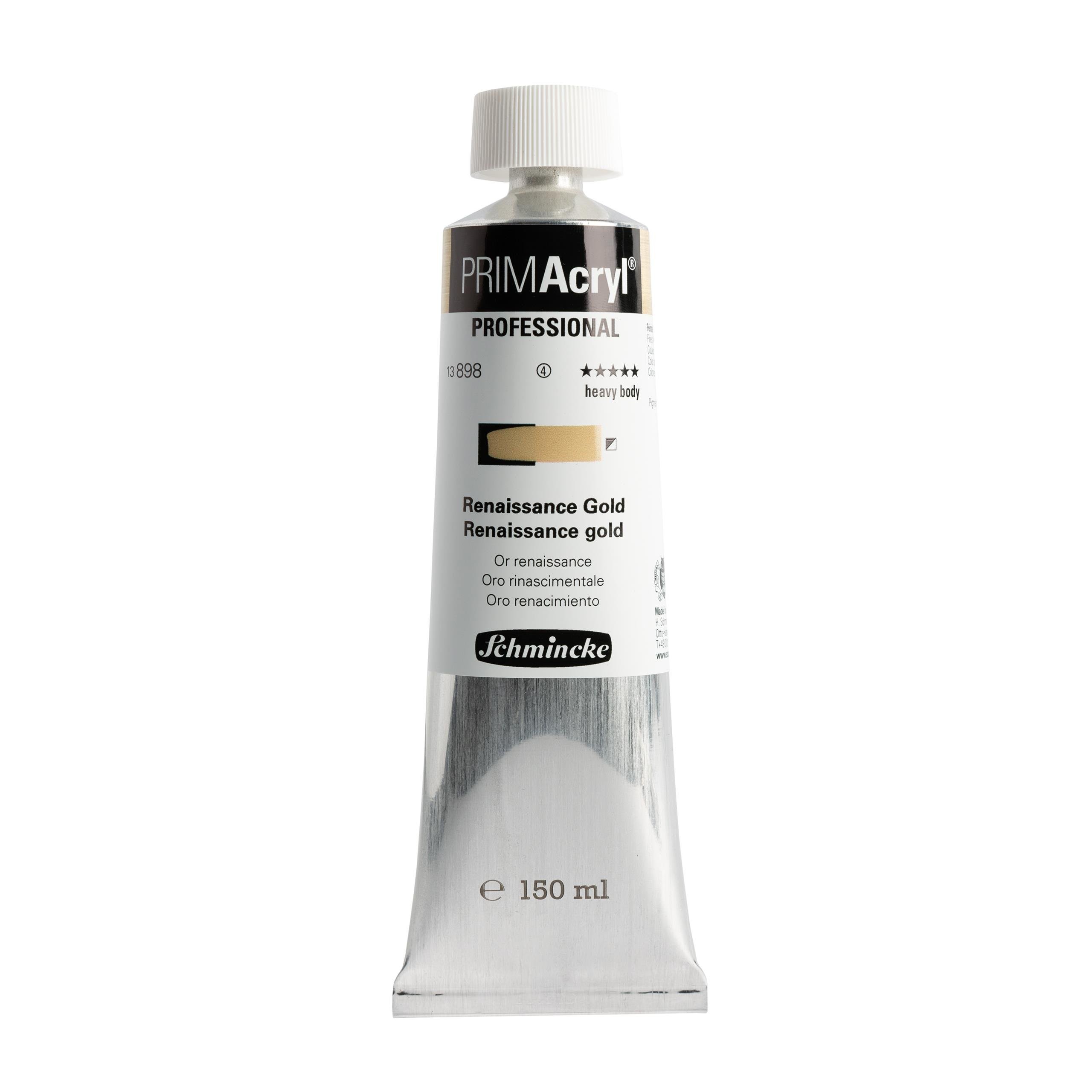 Schmincke Primacryl Artist Akrilik Boya 150 ml Seri 4 898 Renaissance Gold
