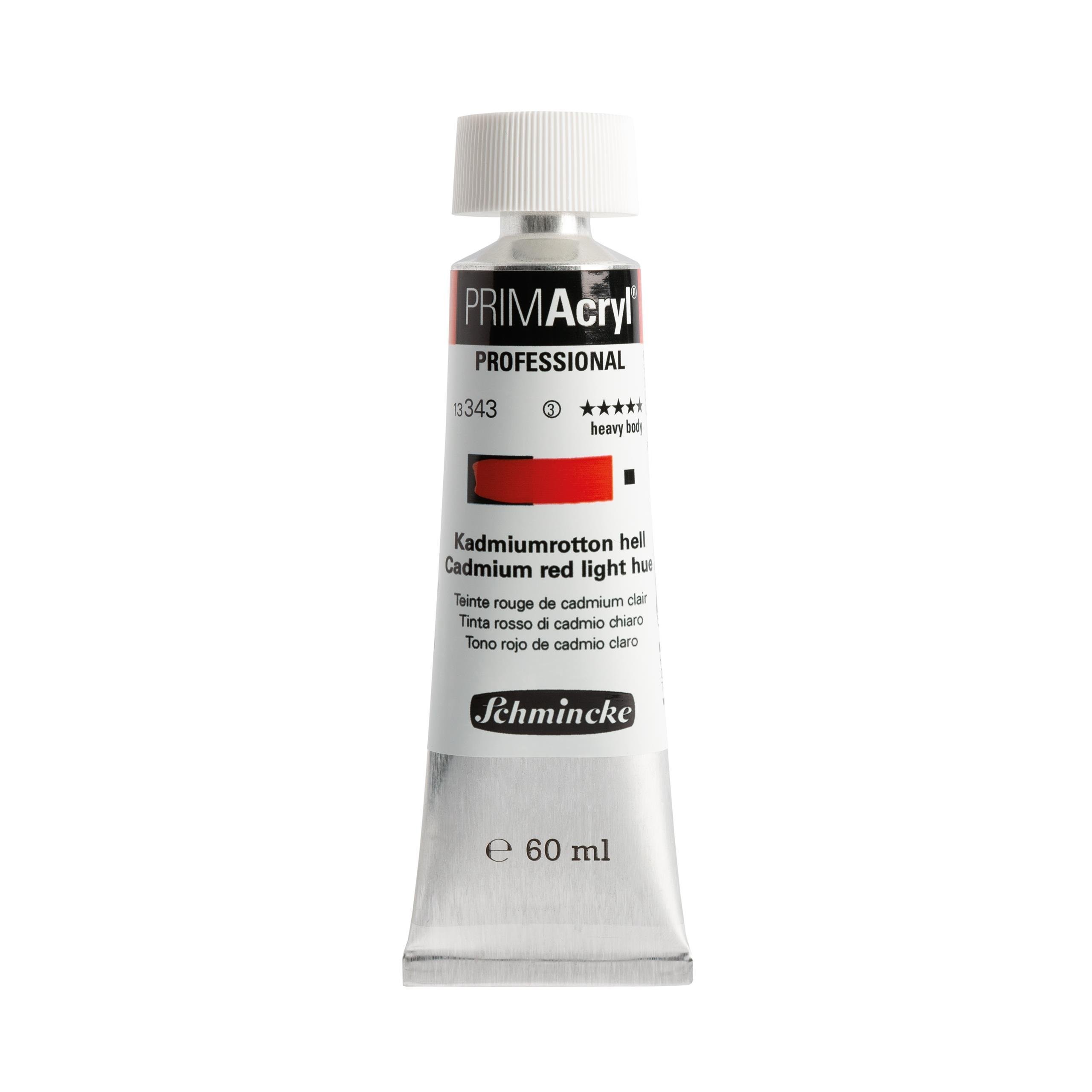 Schmincke Primacryl Artist Akrilik Boya 343 Cadmium Red Light Hue 60 ml