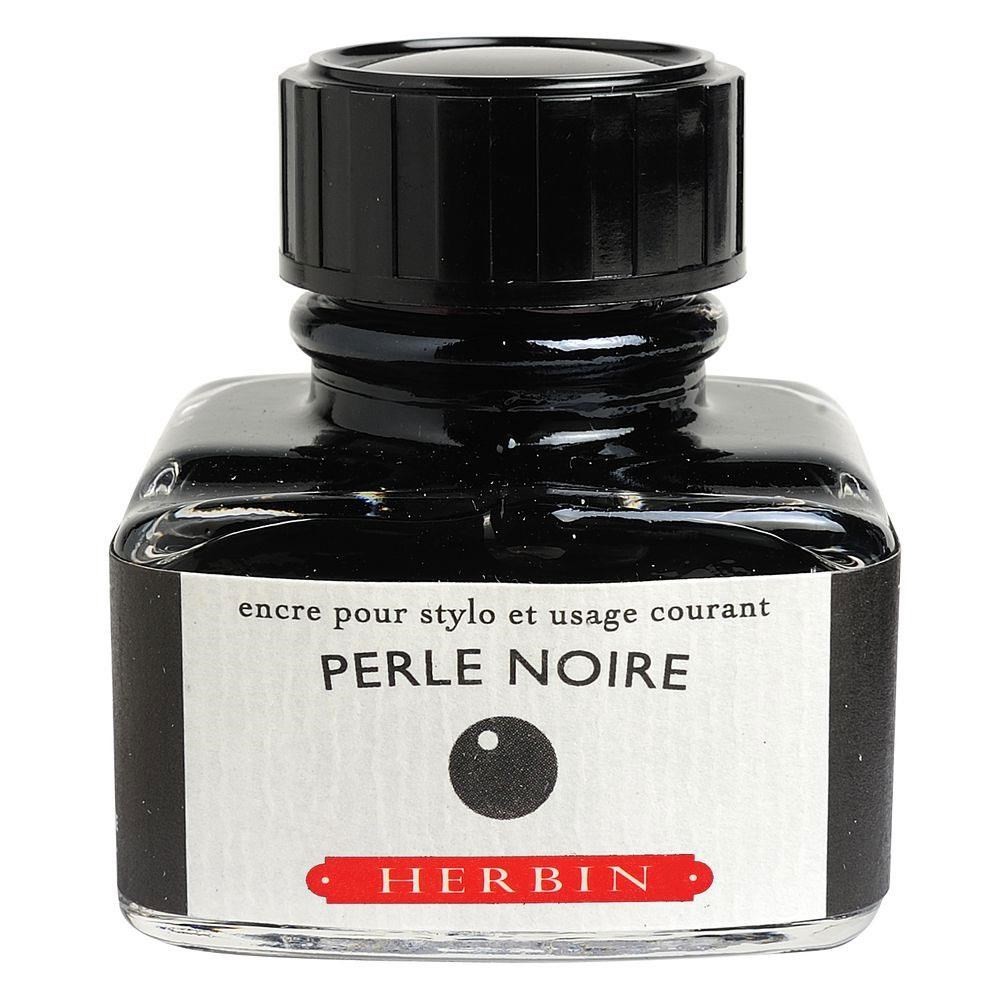 J. Herbin D Dolma Kalem Şise Mürekkep 30 ml 13009T Perle Noire