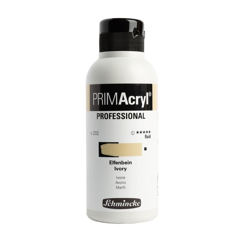 Schmincke Primacryl Artist Akrilik Boya 250 ml Seri 1 202 Ivory Fluid