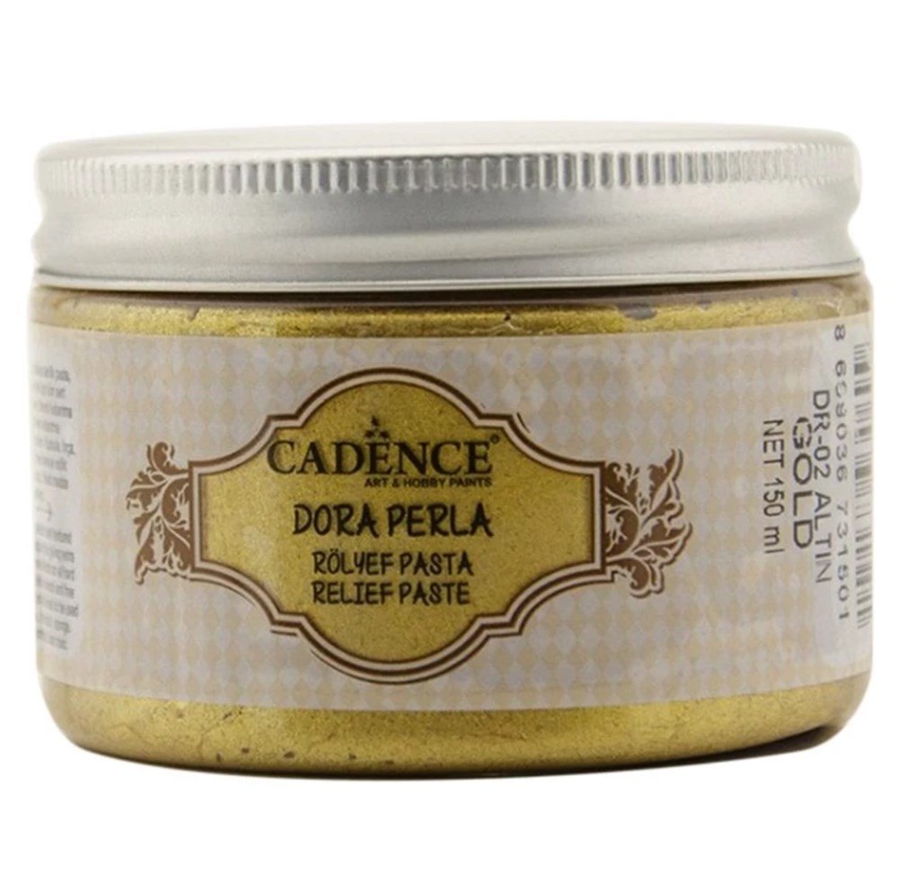 Cadence Dora Perla Rölyef Pasta DR-02 Altın