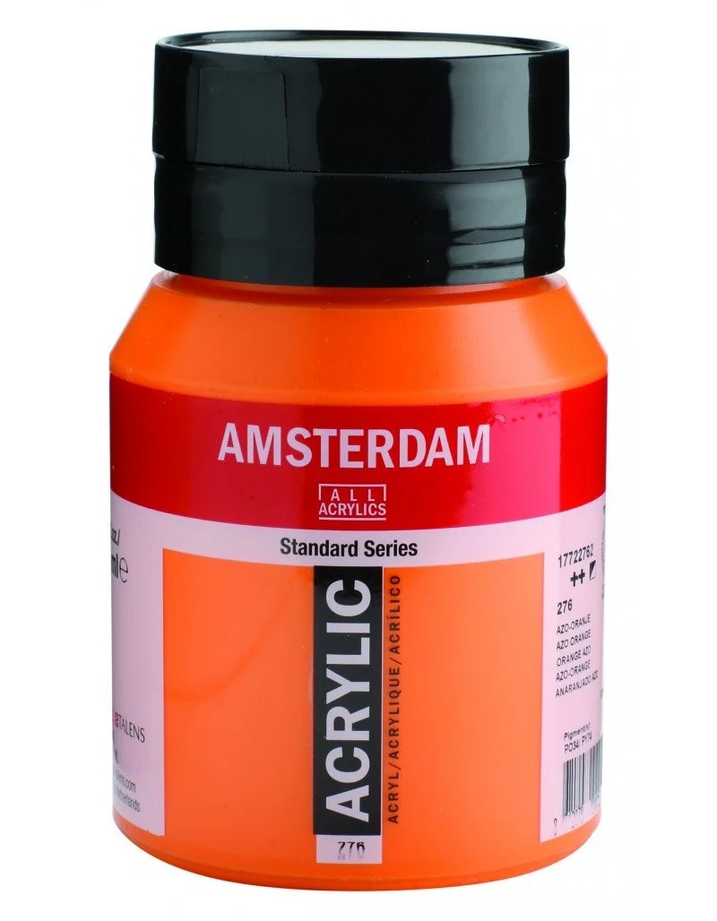 Talens Amsterdam Standard Akrilik Boya 500 ml 276 Azo Orange