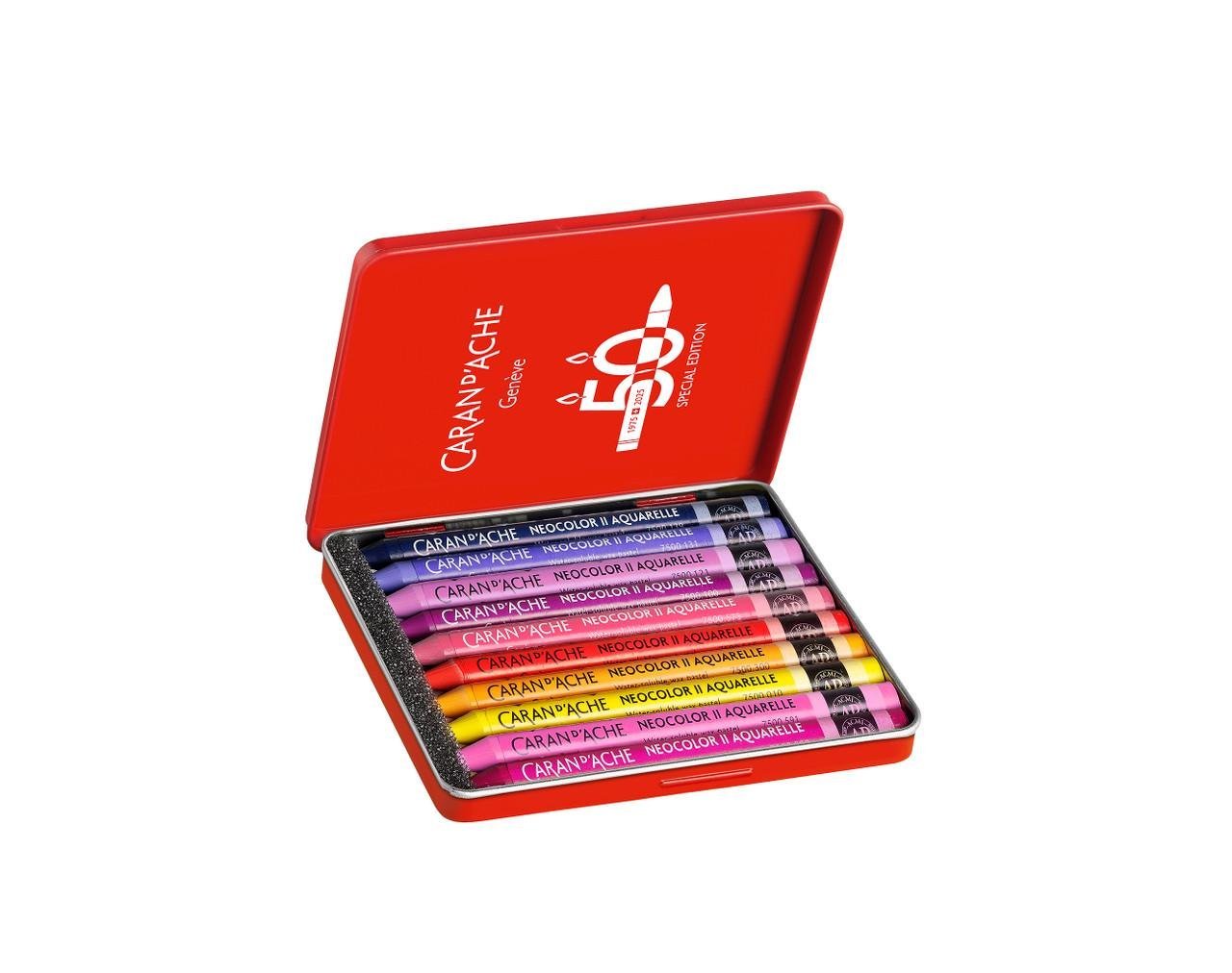 Caran d'Ache Neo Pastel Seti Pop 10 Renk