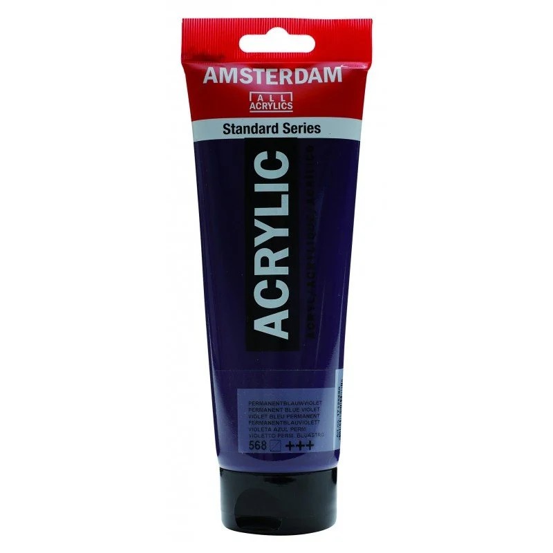 Talens Amsterdam Standard Akrilik Boya 120 ml 568 Permanent Blue Violet