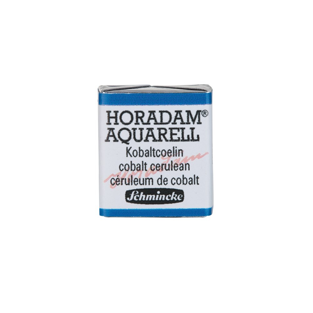Schmincke Horadam Aquarell Artist Sulu Boya Cobalt Cerulean 1/2 Tab.