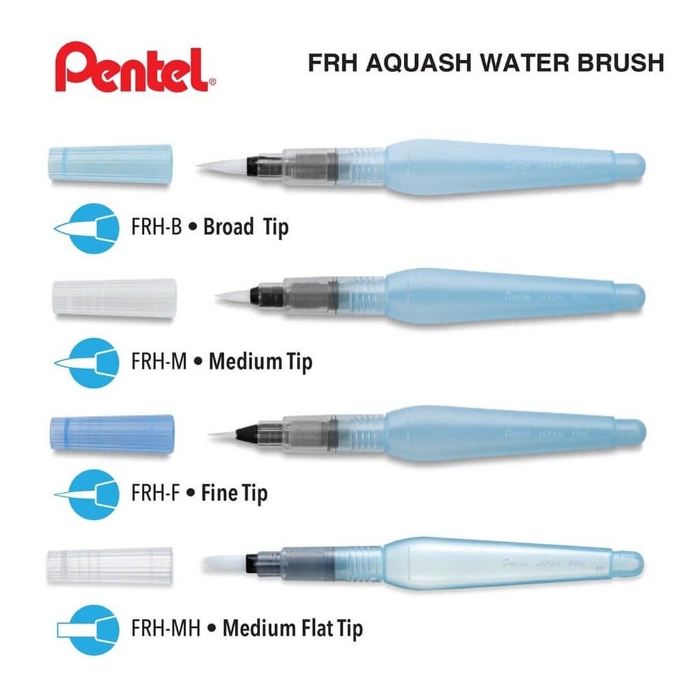 Pentel Arts Aquash Fine Tip Su Hazneli Fırça XFRH/1-F