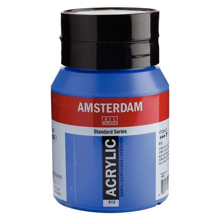 Talens Amsterdam Standard Akrilik Boya 500 ml 512 Cobalt Blue Ultramarine