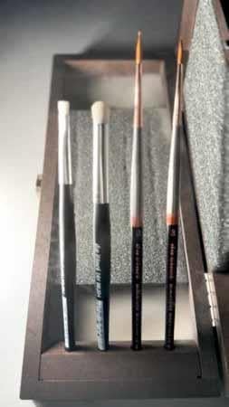 Da Vinci Minyatür Fırça Seti 4'lü Ahşap Kutulu