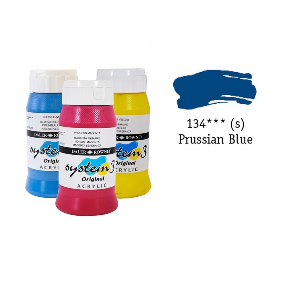 Daler Rowney System 3 Original Akrilik Boya Pruss Blue Hue