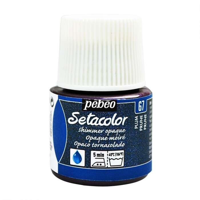 Pebeo Setacolor Opak Kumaş Boyası 45 ml YD Prune Moire
