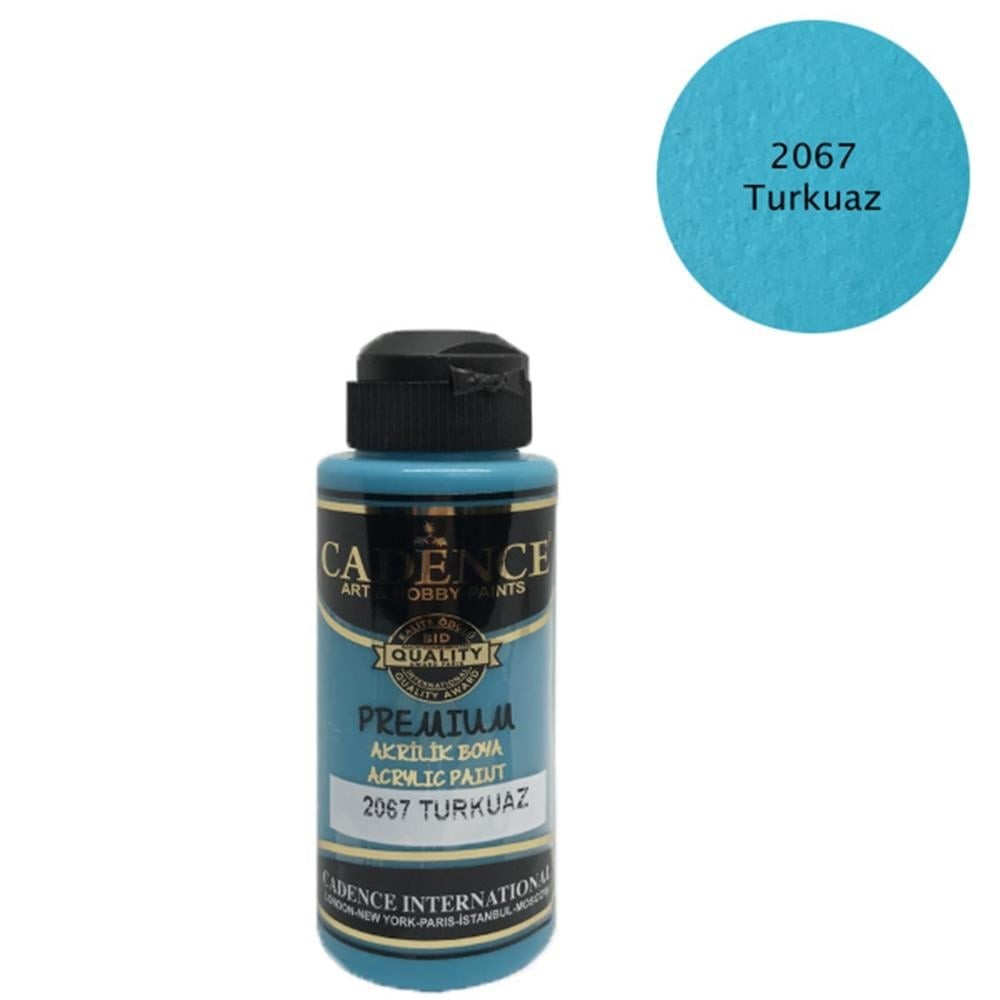Cadence Premium Akrilik Boya 120ml 2067 Turkuaz