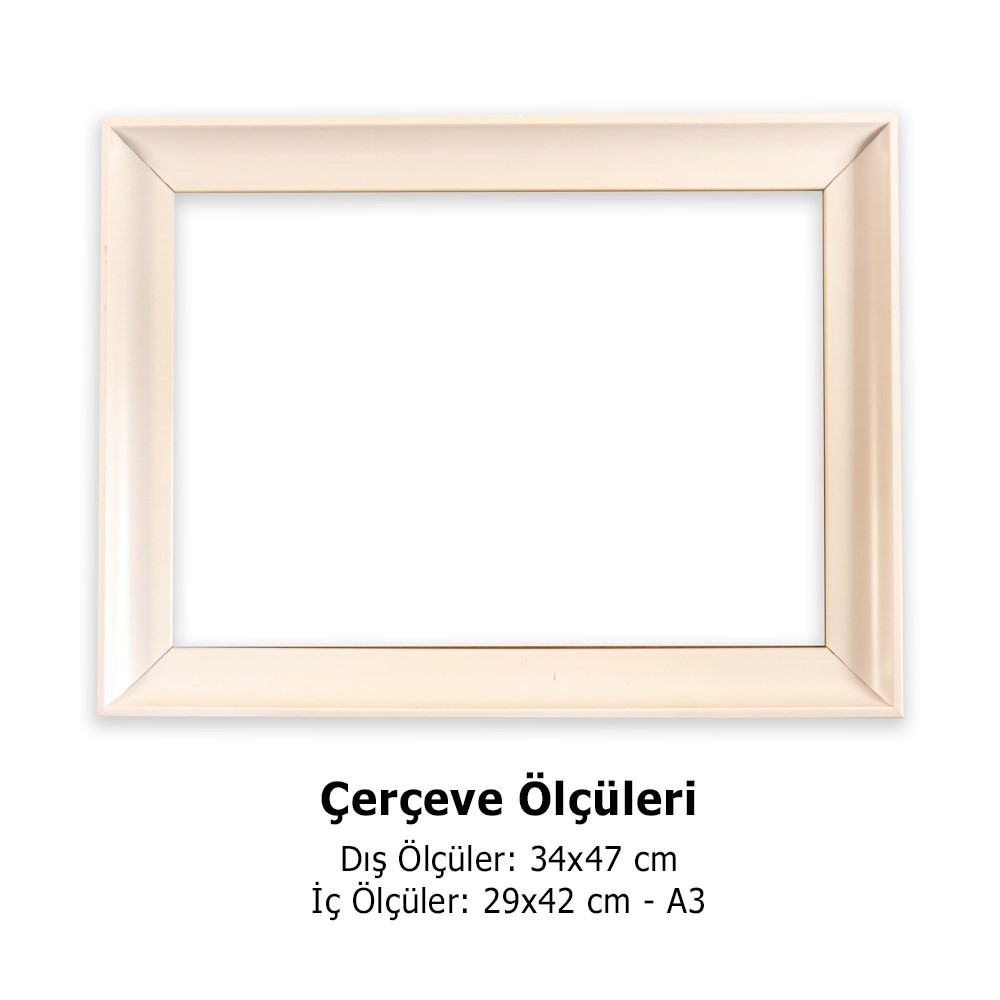Çerçeve Beyaz A3