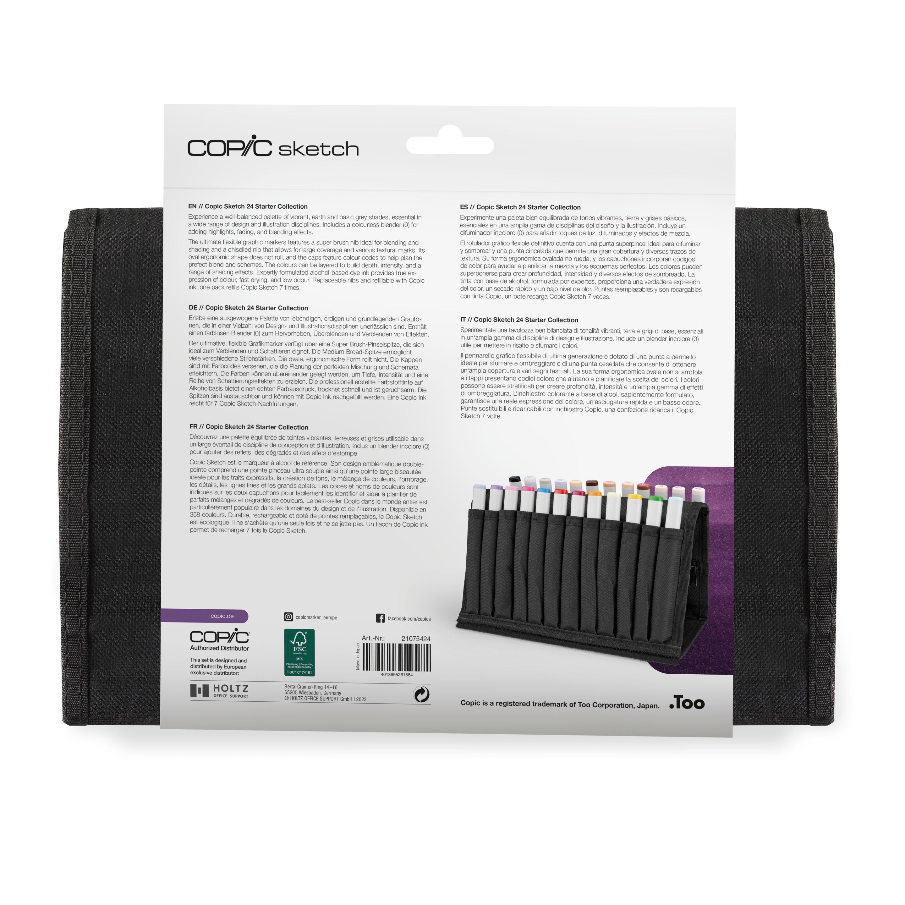 Copic Sketch Wallet Set 24'lü