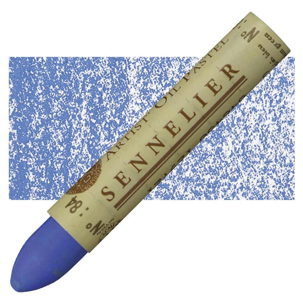 Sennelier Oil Pastel Blue Chromium Green No:084