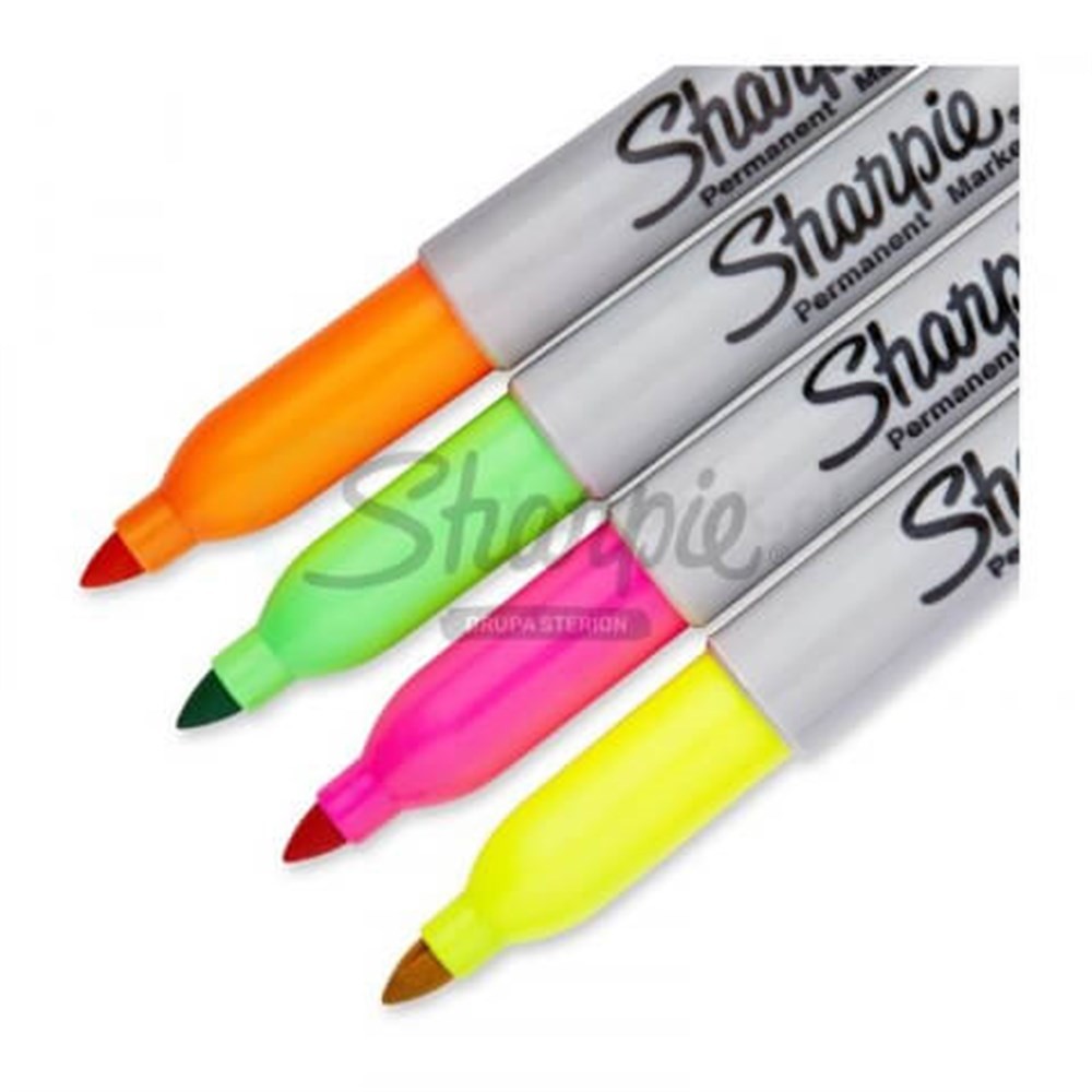 Sharpie Permanent Marker Set Fine 4lü Neon