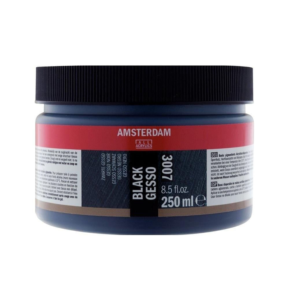 Talens Amsterdam Gesso Siyah 002 250Ml