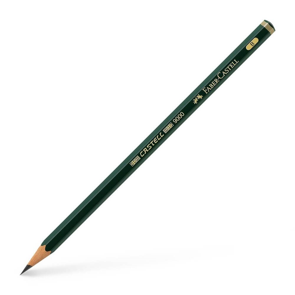 Faber Castell 9000 Graphite Pencil Dereceli Kurşun Kalem B