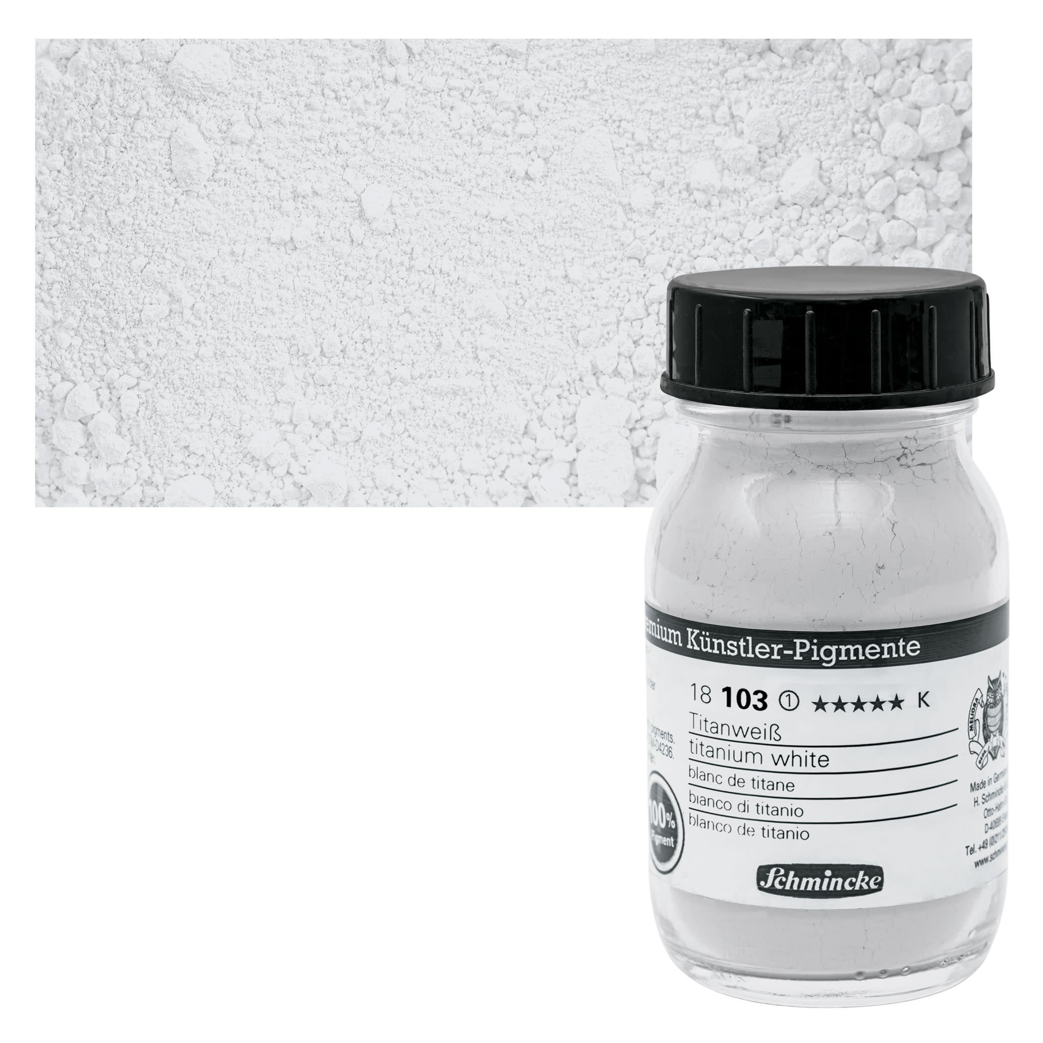 Schmincke Toz Pigment 103 Titanium White 100 ml
