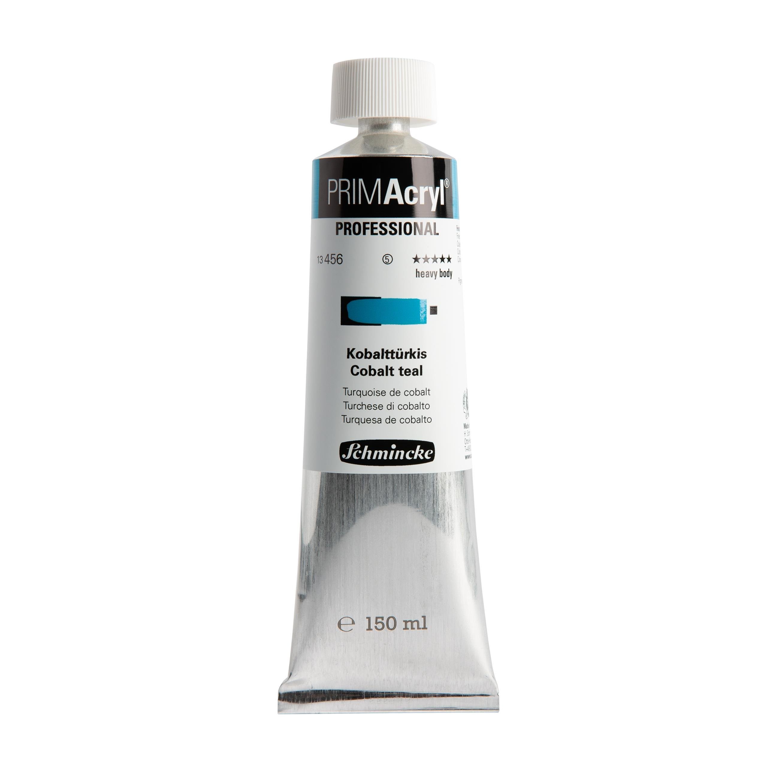 Schmincke Primacryl Artist Akrilik Boya 150 ml Seri 5 456 Cobalt Teal
