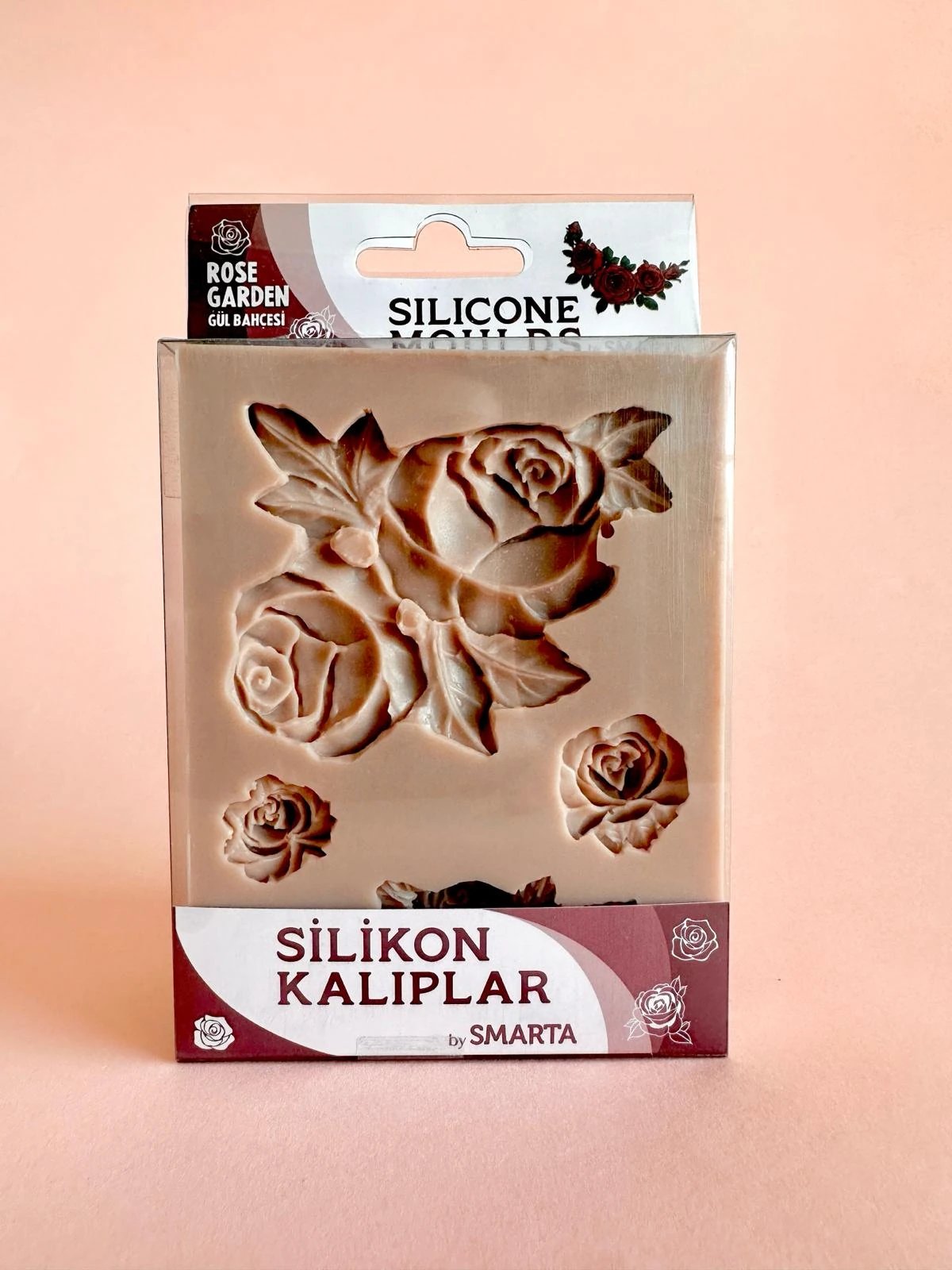 Smarta Silikon Kalıp 10x13cm Mobilya Süsleme Gül Bahçesi SK1013068