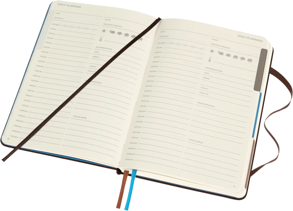 Moleskine Voyageur Travellers Notebook 11.5x18 208 Sayfa Coffee Brown