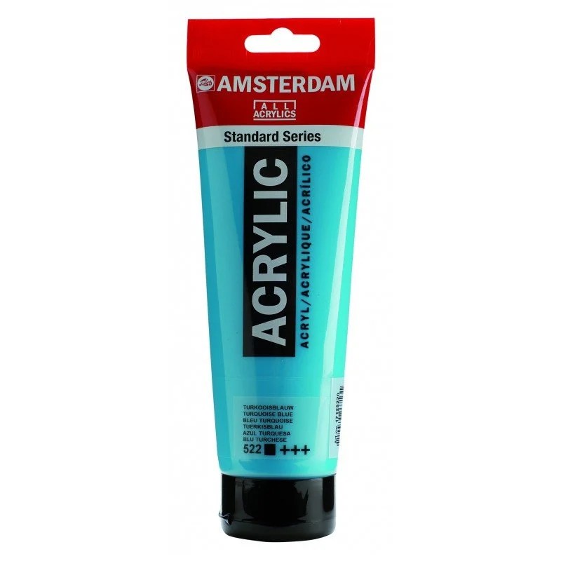 Talens Amsterdam Standard Akrilik Boya 120 ml 522 Turquoise Blue