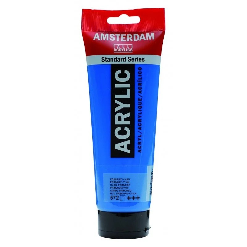 Talens Amsterdam Standard Akrilik Boya 120 ml 572 Primary Cyan