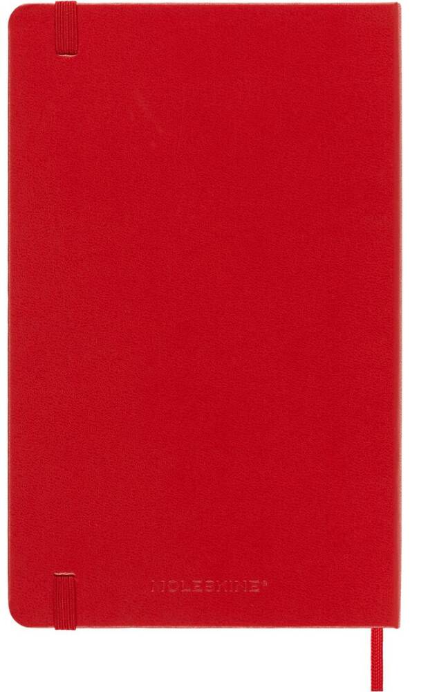 Moleskine Classic Sert Kapak Çizgisiz Defter 13x21 240 Sayfa Red