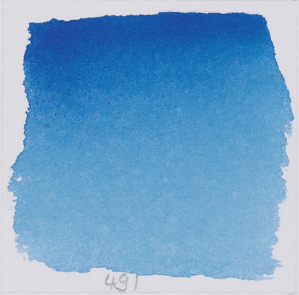 Schmincke Horadam Aquarell Artist Sulu Boya Yarım Tablet Seri 2 491 Paris Blue