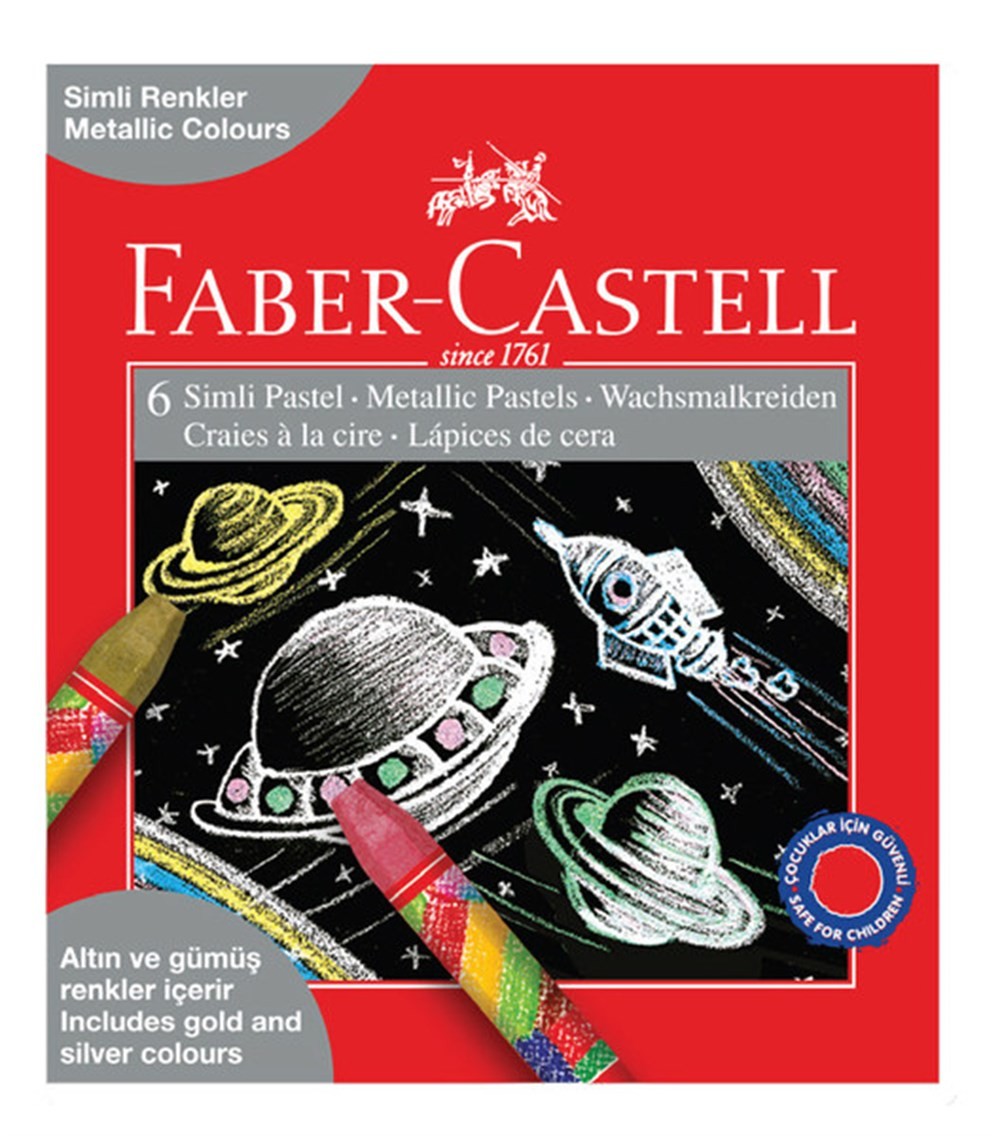 Faber-Castell Simli Pastel Boya Seti 6 Renk