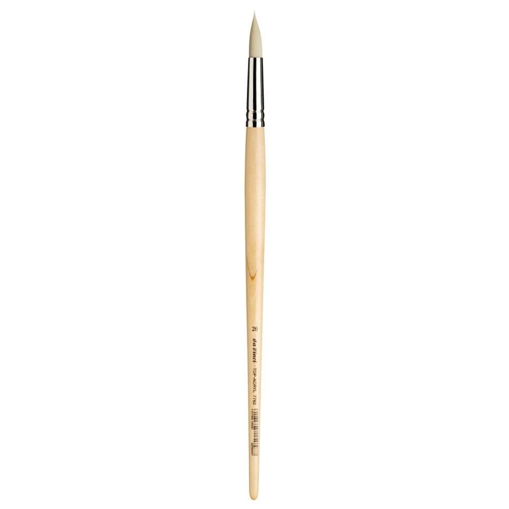 Da Vinci Top Acryl Sentetik Yuvarlak Akrilik ve Yağlı Boya Fırçası 7782 No:12