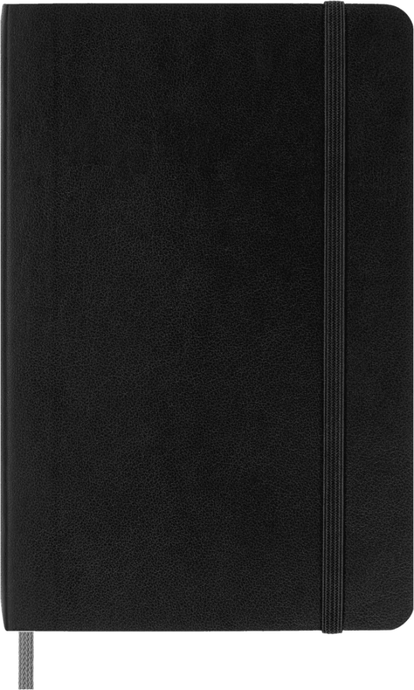 Moleskine Smart Sert Kapak Çizgili Defter 9x14 144 Sayfa 100 gr Black