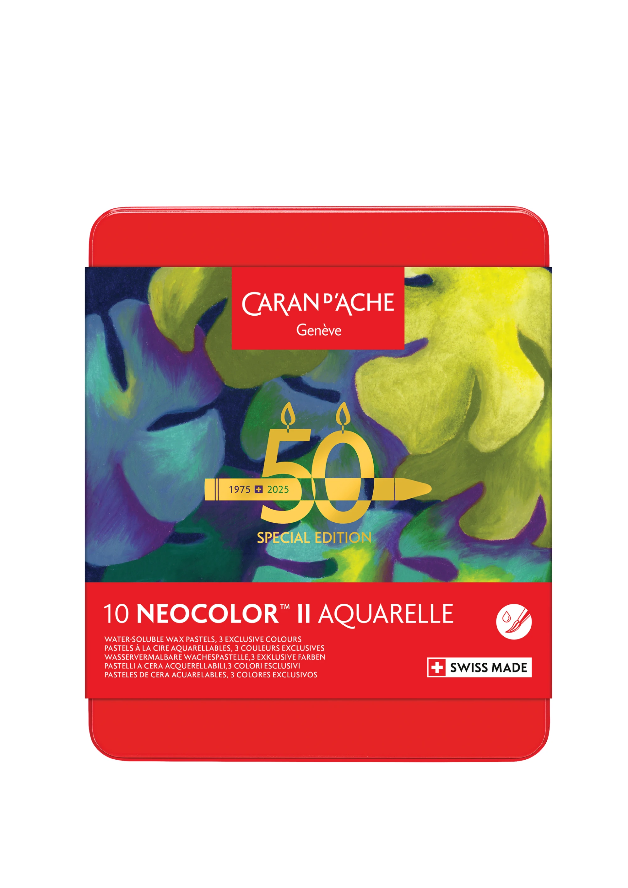 Caran d'Ache Neo Pastel Seti Lush 10 Renk