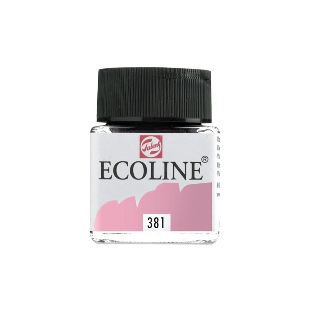 Talens Ecoline Sıvı Sulu Boya 30 ml 381 Pastel Red