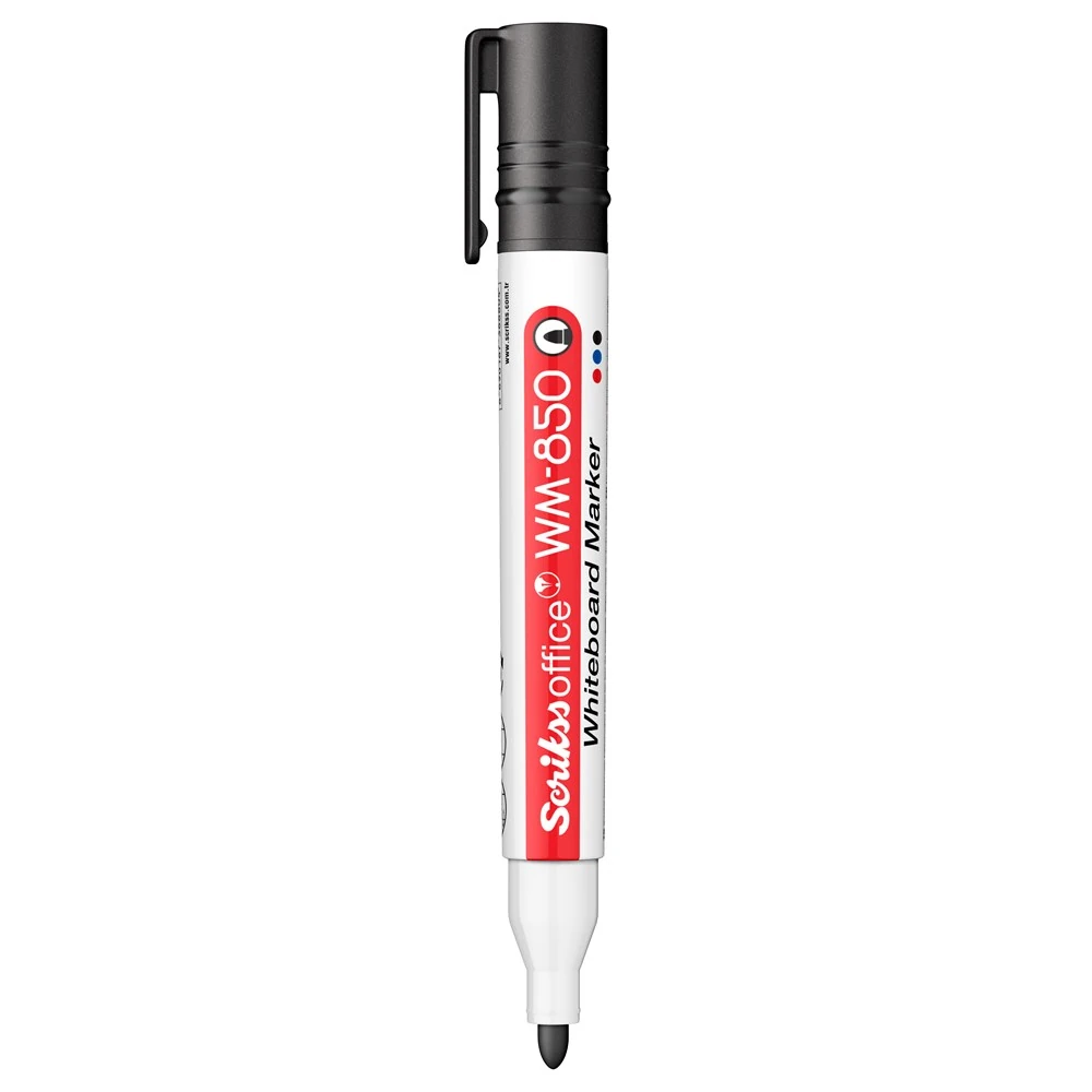 Scrikss Whiteboard Marker Kalem Siyah