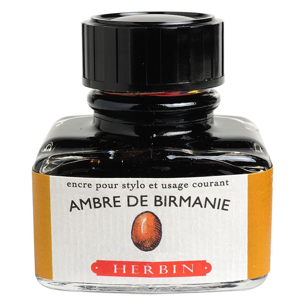 J. Herbin D Dolma Kalem Şise Mürekkep 30 ml 13041T Ambre De Birmanie