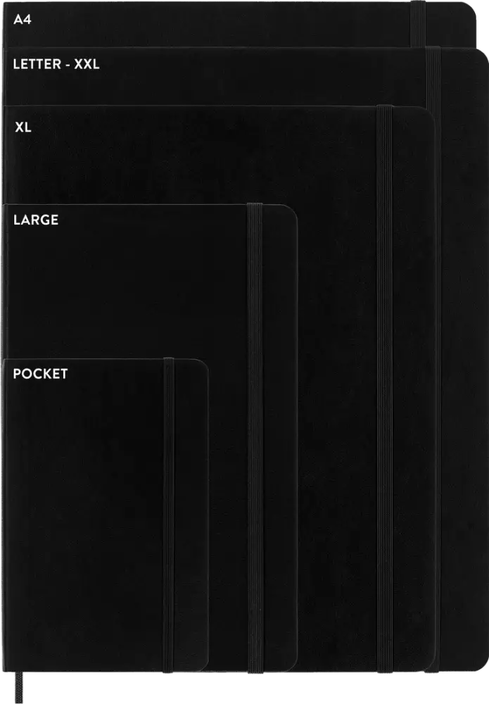 Moleskine Classic Yumuşak Kapak Çizgisiz Defter 9x14 192 Sayfa Black