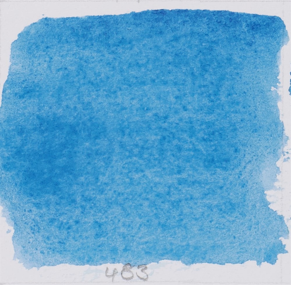 Schmincke Horadam Aquarell Artist Sulu Boya Cobalt Azure 1/2 Tab.